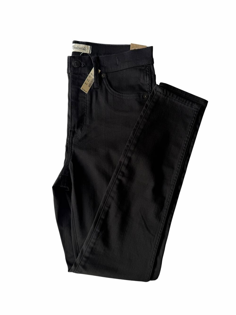 Madewell 10” High Rise Skinny Black Jeans Denim W Size 28 #F9226